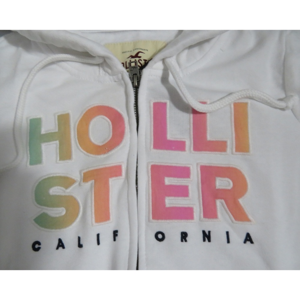 HOLLISTER Women's Hoodie Logo Graphic - Picture 2 of 3
